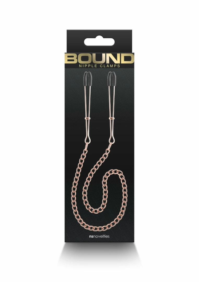 NS Novelties Nipple Clamps DC3 - regulowane klamry z silikonowymi koÅ„cowkami