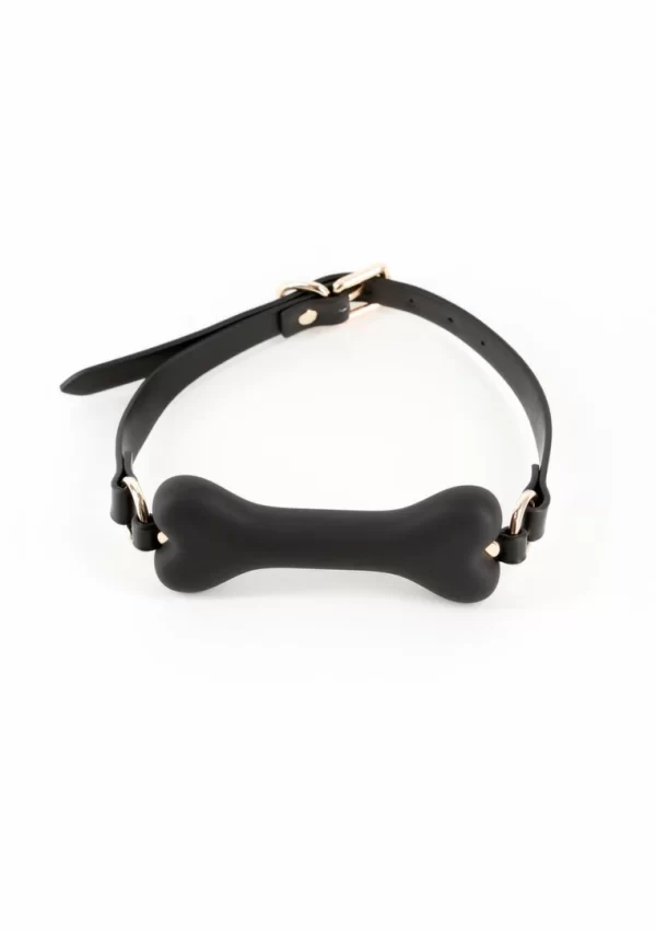 Fetish & Fashion Roseanne Gag - anatomiczny knebel z regulacjÄ… PU czarny