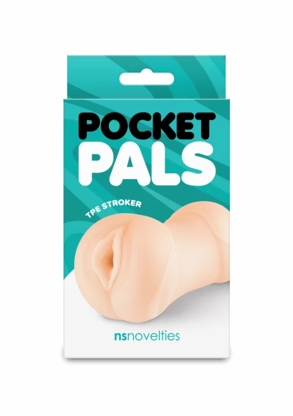 NS Novelties Pocket Pals Model Vagina Stroker TPE Compact Design combines flexible elastomer and an ergonomic design in a practical