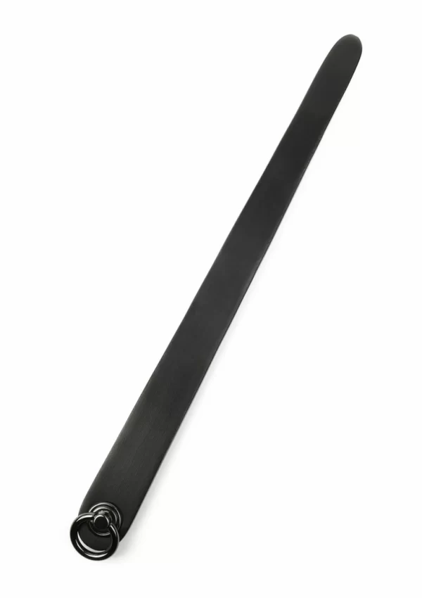 Genuine Leather Ruler Premium Measuring Tool 32cm Black
