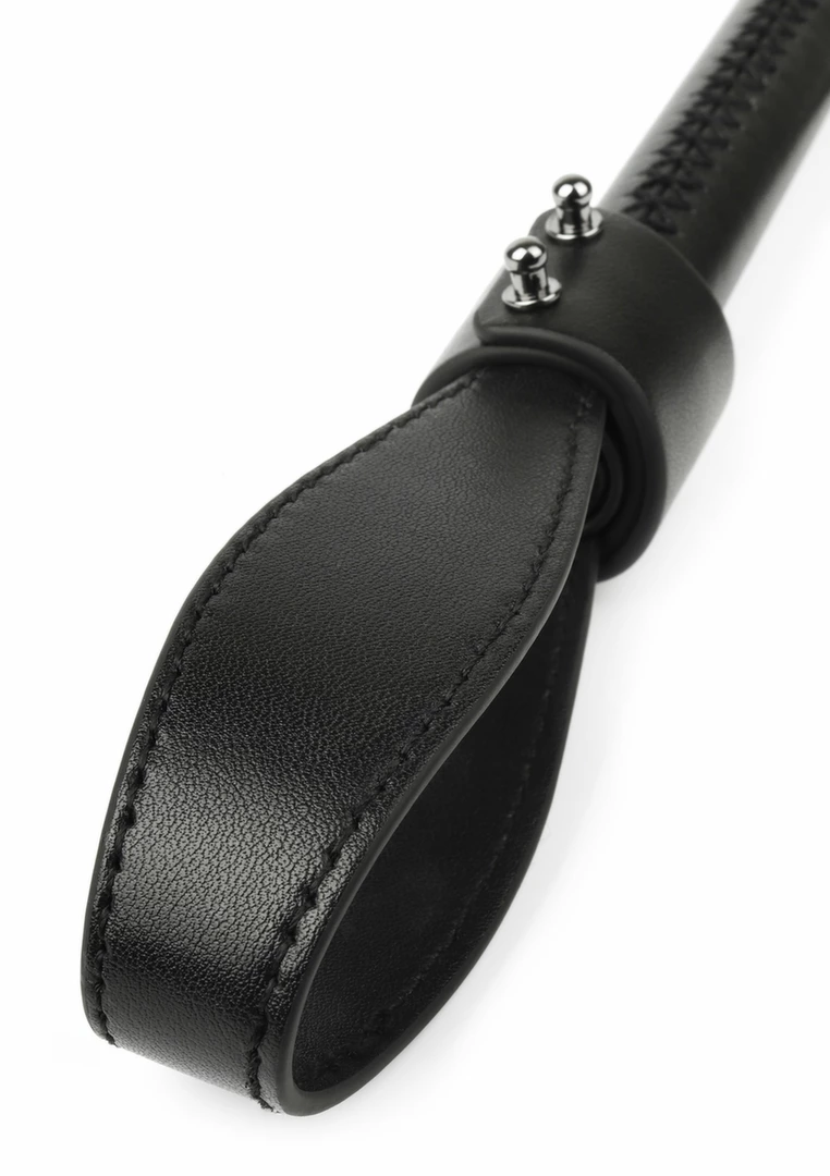 Hidden Desire Genuine Leather Chain Whip - skorzany bat z metalowymi ogniwami