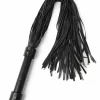 Hidden Desire Genuine Leather Whip 75cm - skorzany bat z metalowym uchwytem