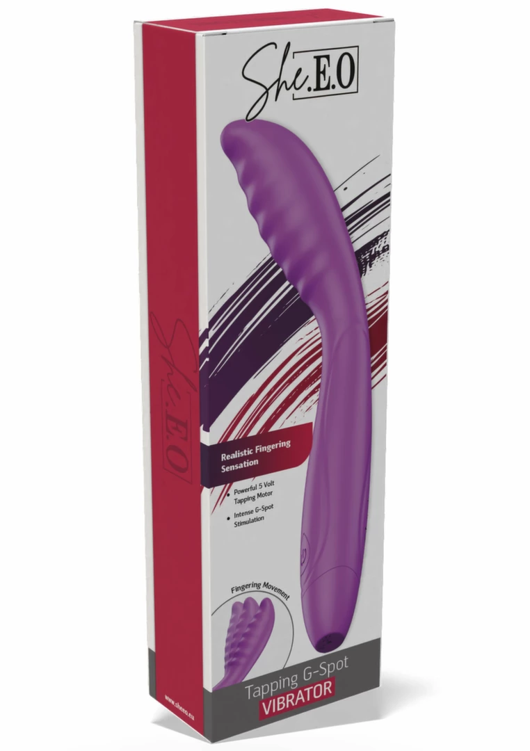 She.E.O Tapping G-Spot Vibrator silikonowy 10 trybow
