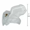 HIDDEN DESIRE Clear Control Cage Short - przezroczysta klatka