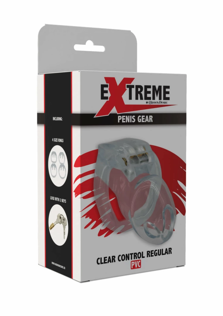 EXTREME by HIDDEN DESIRE Clear Control Cage Regular Acrylic
