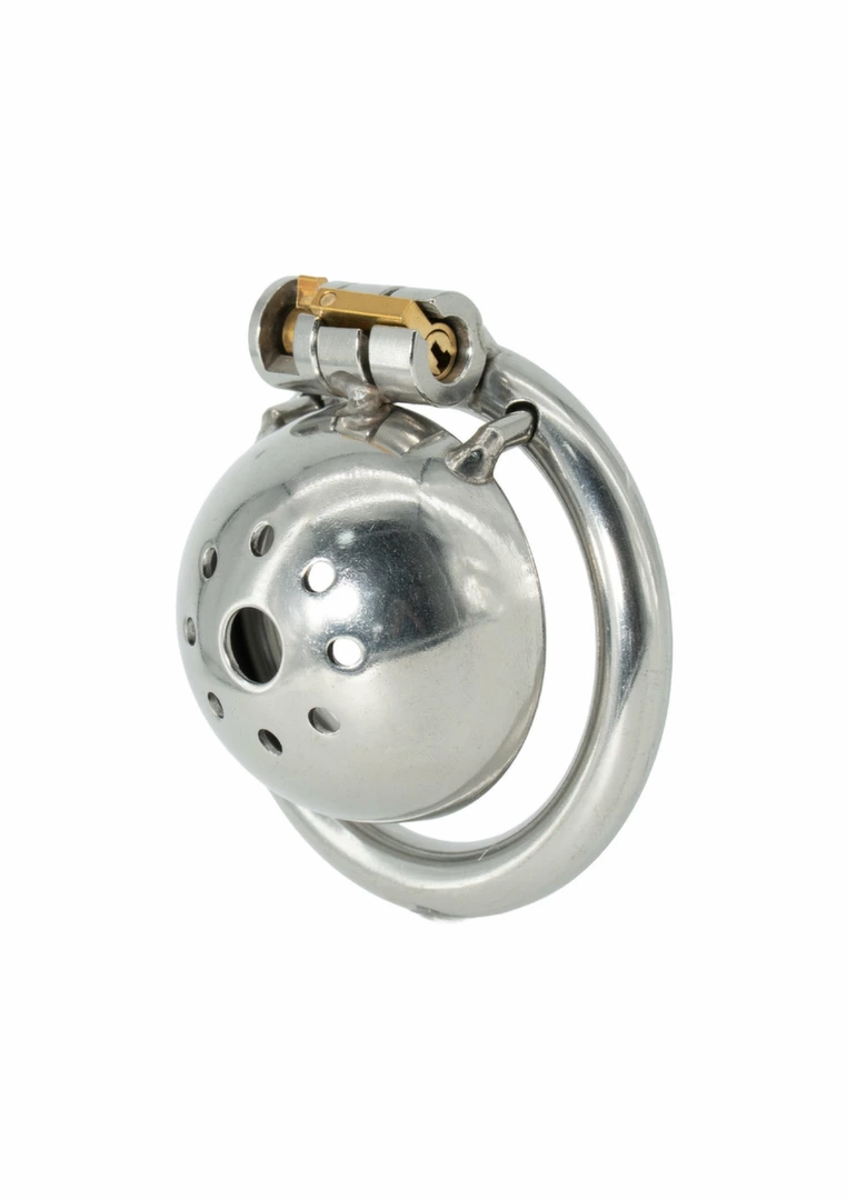 HIDDEN DESIRE Stainless Vault X-Short Steel Chastity Device