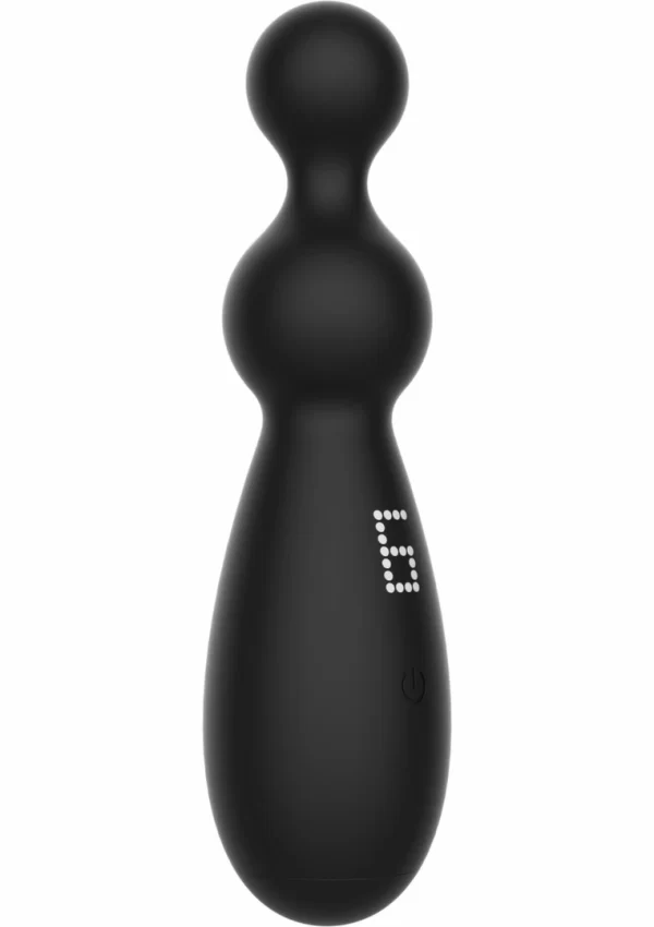 Extreme Twin Thrill Anal Vibrator Silicone Dual Motor Black
