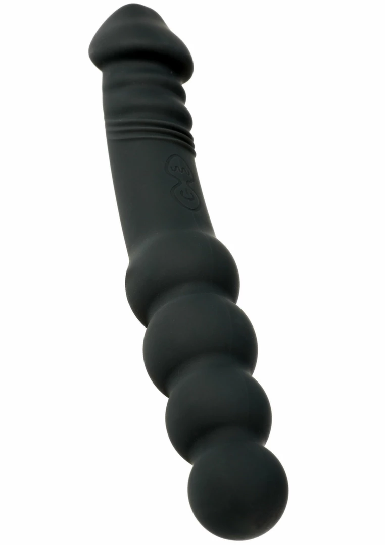 HIDDEN DESIRE EXTREME Dual Sided Anal Vibrator Silicone Black - Anelma sextoys