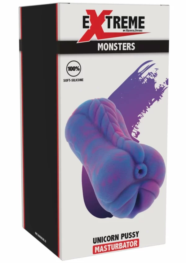 HIDDEN DESIRE EXTREME Unicorn Intimate Machine Dual-Entry Silicone combines an ergonomic design for comfortable