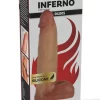INFERNO by HIDDEN DESIRE model 21 cm silikonowy dwuwarstwowy - Anelma sexshop