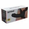 INFERNO Hollow Strap-On silikonowy 16 cm z regulowanÄ… uprzÄ™Å¼Ä…