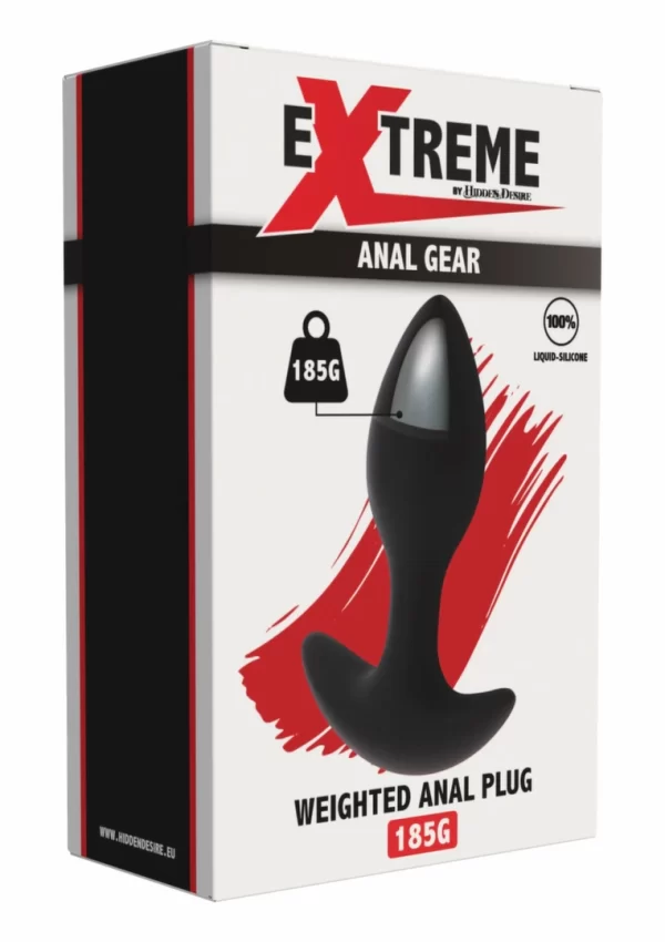 Hidden Desire Weighted Anal Plug 185g silikonowy z obciÄ…Å¼eniem