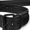 AVANZA VANTAGE 8 Signature Collar & Leash czarny PU skora regulowany