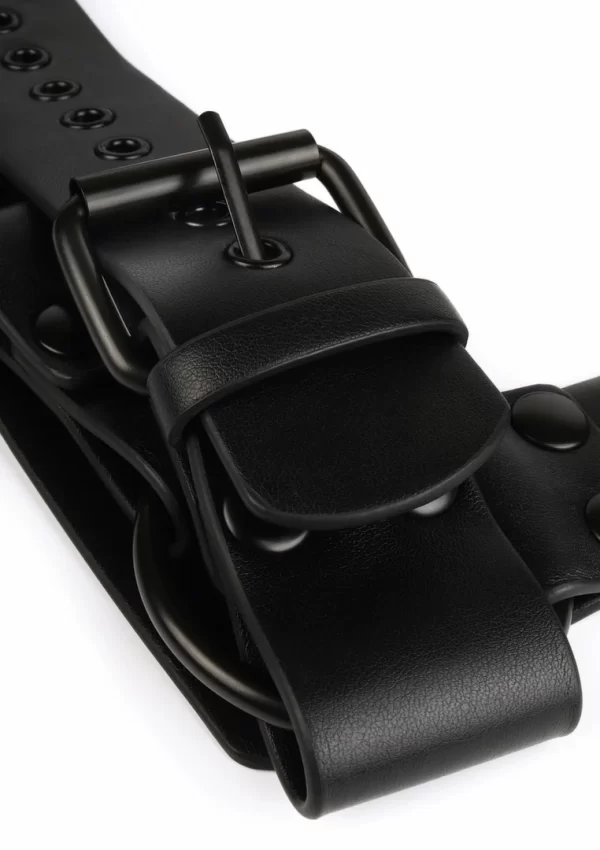 AVANZA VANTAGE 8 Core Body Harness Black PU Leather