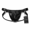 AVANZA VANTAGE 8 Core Harness Jockstrap czarny PU Leather MÄ™ski