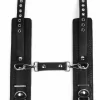 AVANZA FEROS Croc-Embossed PU Leather Wrist Cuffs