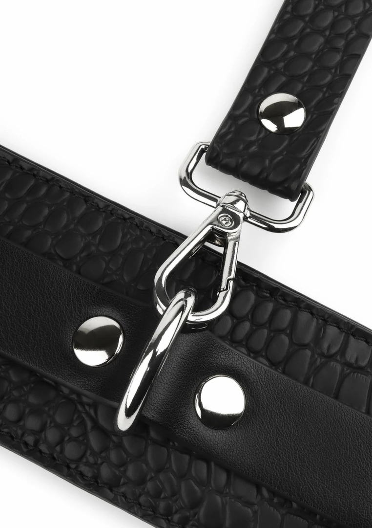 AVANZA FEROS Croc-Embossed - mankiety na nadgarstki z tÅ‚oczeniem