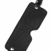 AVANZA FEROS Croc-Embossed PU Leather Blindfold
