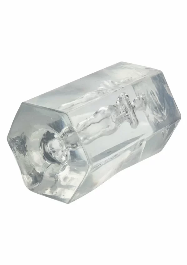 Guys Guys Guys David Transparent Compact Intimate Device 13 cm combines an ergonomic design for comfortable
