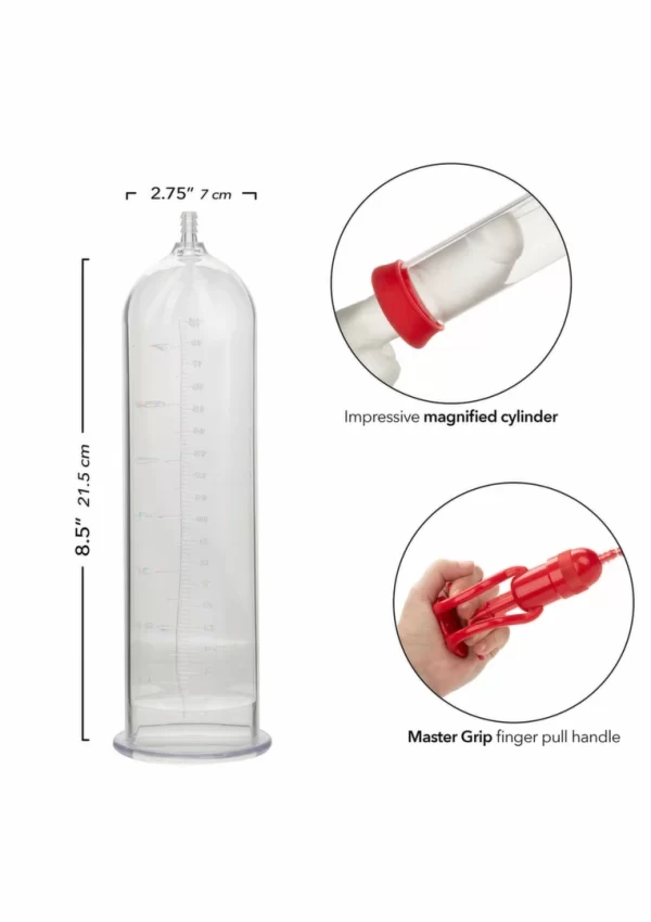 CalExotics Optimum Series Magnified Pump Transparent