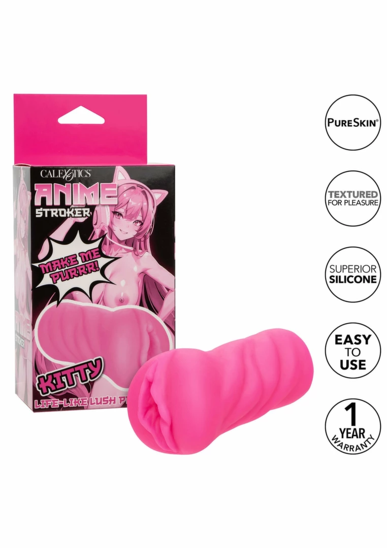 ANIME Stroker Kitty Pure Skin Intimate Machine Soft Textured - Anelma CalExotics ANIME Stroker Kitty – Torsy ciała realistyczne