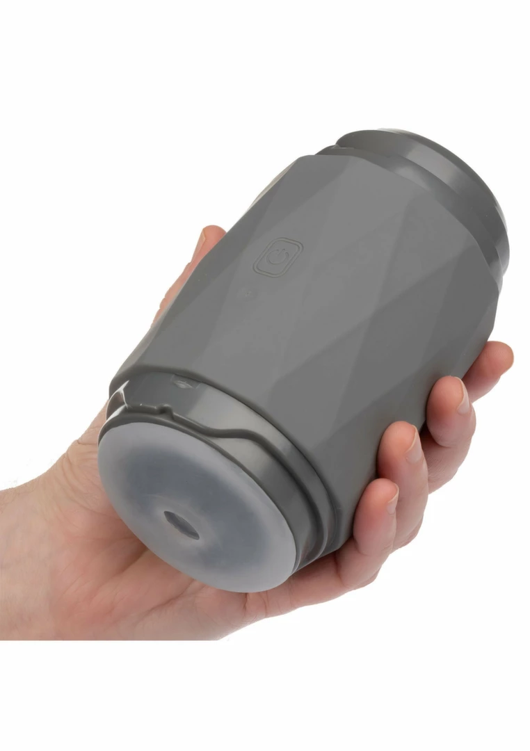 Milk Master Vibro Squeeze Stroker Dual-Ended Vibrating System 10 Modes combines 10 vibration modes and an ergonomic design in a practical