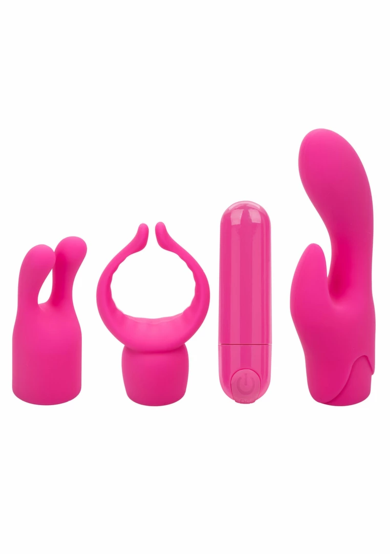 Lovers Collection Multi-Function Waterproof Kit with 3 Silicone Attachments