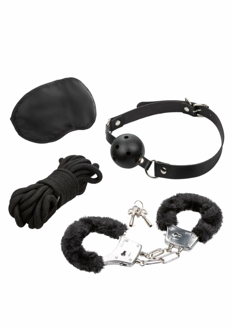 CalExotics Explorer Collection Bondage Starter Kit with Rope & Cuffs - Anelma CalExotics Explorer Collection Bondage Starter Kit with Rope & Cuffs