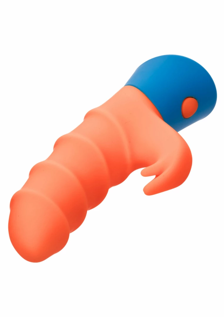Tickler Vibrator silikonowy model z 10 trybami i pamięcią ustawień - Anelma podwójne (króliczki)