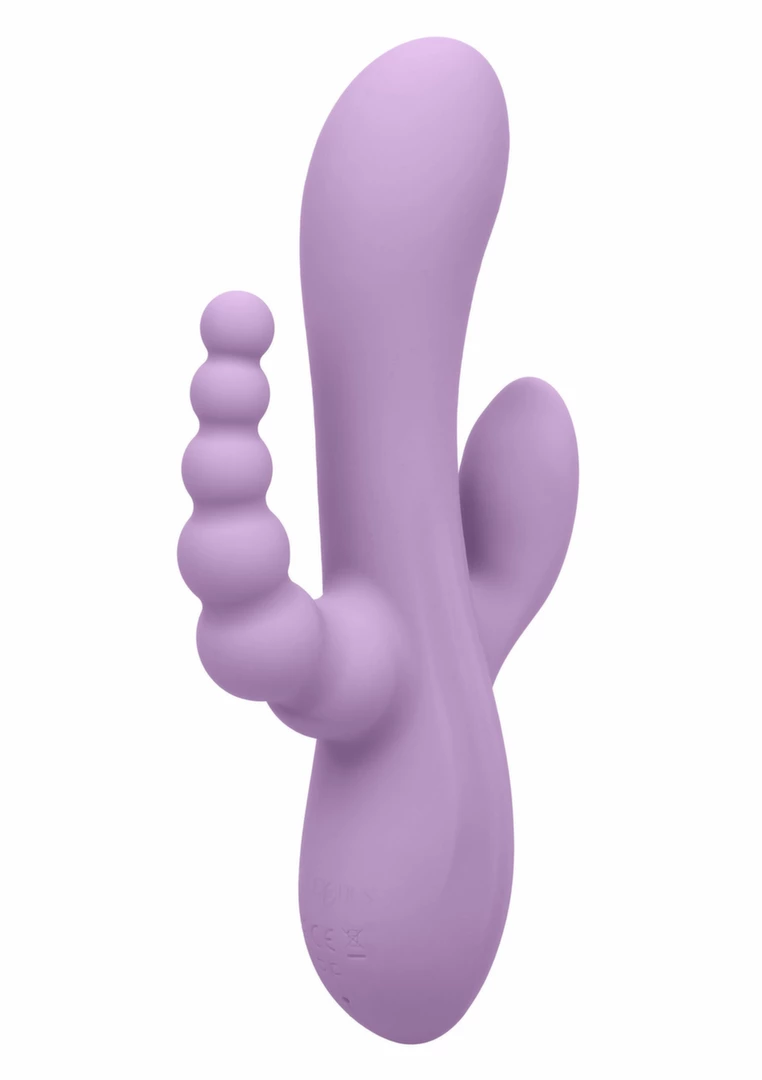 CalExotics Bend & Hold Triple Rumbler Flexible Vibrating
