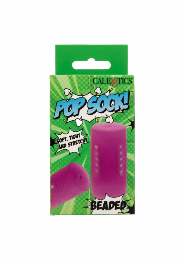 California Exotic Beaded Stroker Soft Stretchy Intimate Sleeve offers a practical design for comfortable