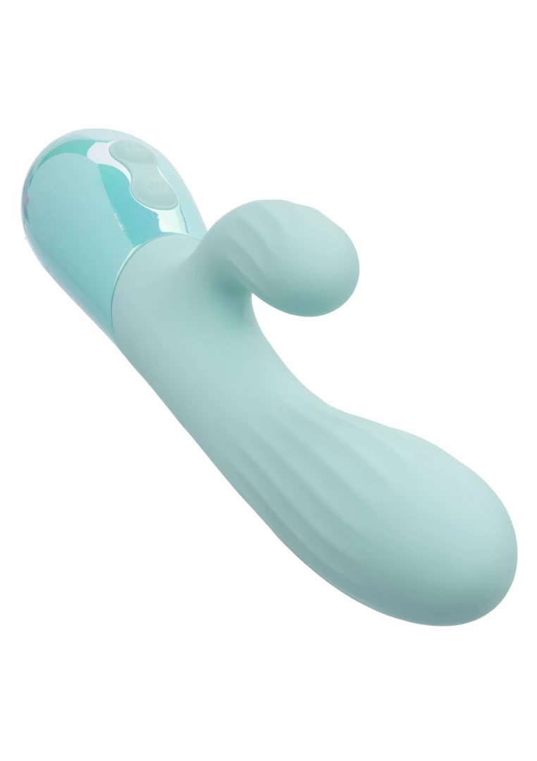 Aura Dual Ripple Silicone Massager 10 Modes Waterproof USB - Anelma Aura Dual Ripple Vibrator silikonowy