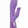 Aura Dual Bunny Vibrator Silicone Waterproof Rechargeable Pink - Anelma Aura Dual Bunny Vibrator silikonowy