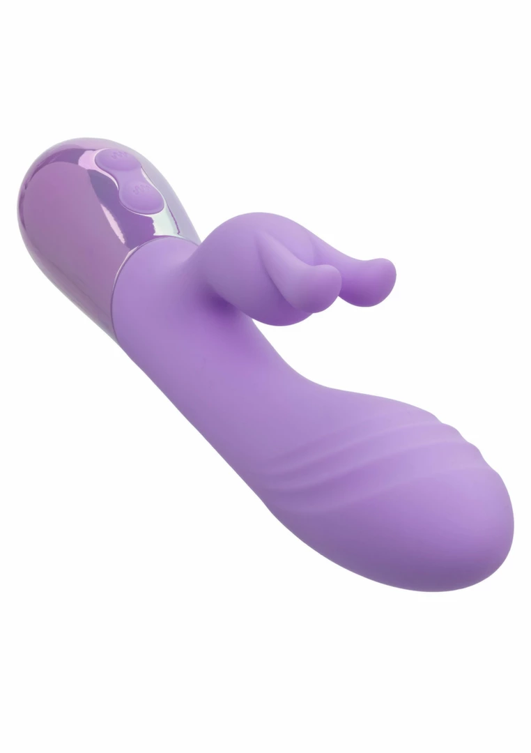 fioletowy - Anelma Aura Dual Bunny Vibrator silikonowy