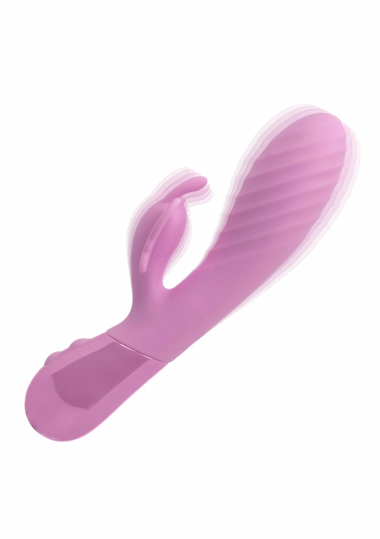 Aura Dual Flutter Vibrator Silicone Waterproof 10-Speed USB