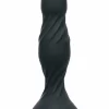 Deep Swirl Probe Silicone Dual Motor Waterproof Intimate Device Black