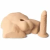 23cm S - Anelma Silex-D Silicone Demi Torso Small Model 7" Apollo combines waterproof construction and an ergonomic design in a practical