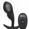 b-Vibe P-Spot SnugPlug Medium Weighted Silicone Plug with Remote