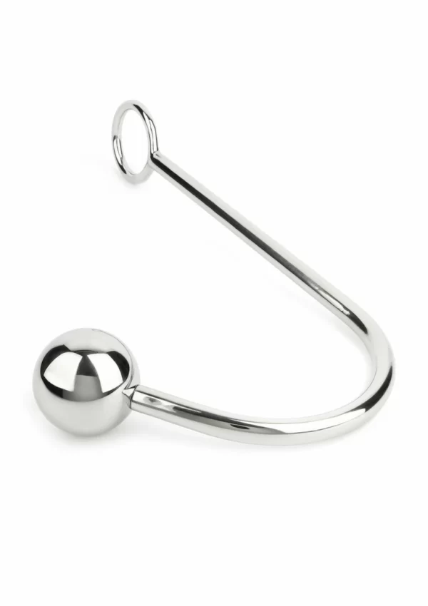 Mr. Steel Bondage Hook Ball 40 mm stal nierdzewna z uchwytem