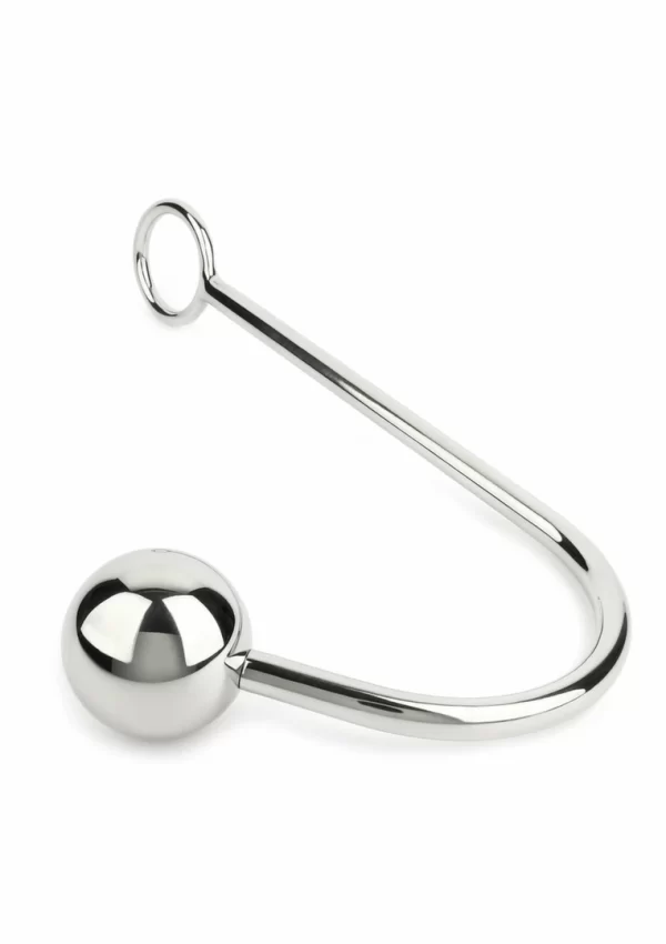 Mr. Steel Bondage Hook Ball 50 mm - stalowy hak z kulÄ… i uchwytem