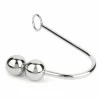 Mr. Steel Anal Hook Double Balls 40+40mm stal nierdzewna
