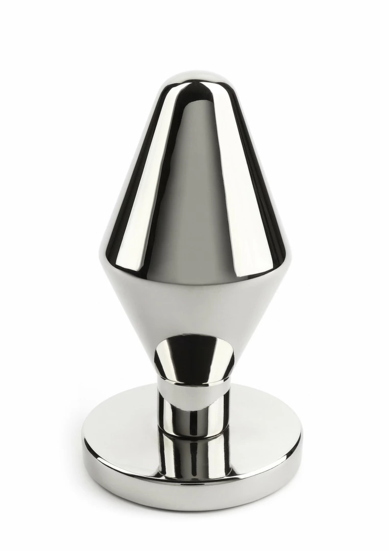 Mr. Steel Classic Plug Medium Stainless Steel Ergonomic Design. Butt plug