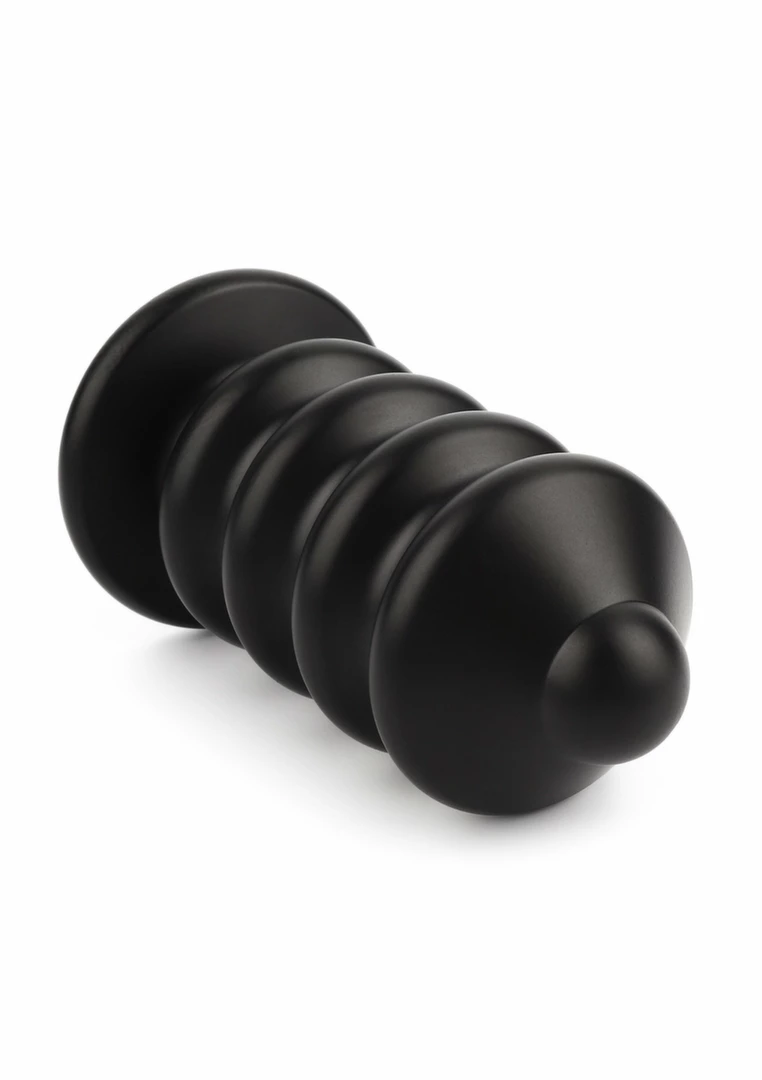 Mr. Steel Ass Blaster Medium Stainless Steel Anal Plug Black