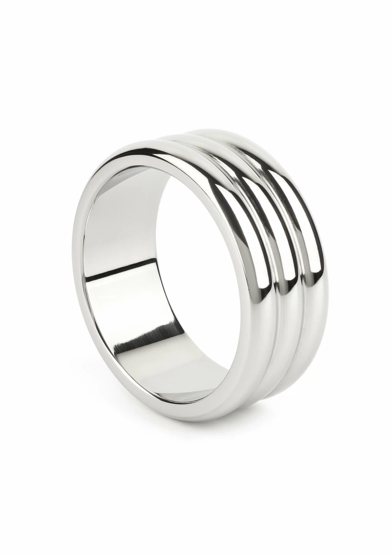 Mr. Steel Elegant Deep C-Ring 55mm Stainless Steel Anatomical Ring - Anelma sextoys