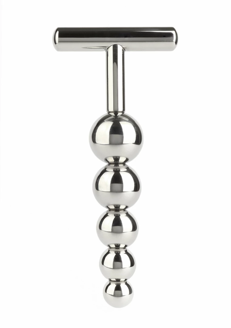 Mr. Steel Pyramid Joystick Stainless Steel Precision Tool 22 cm. Anal beads