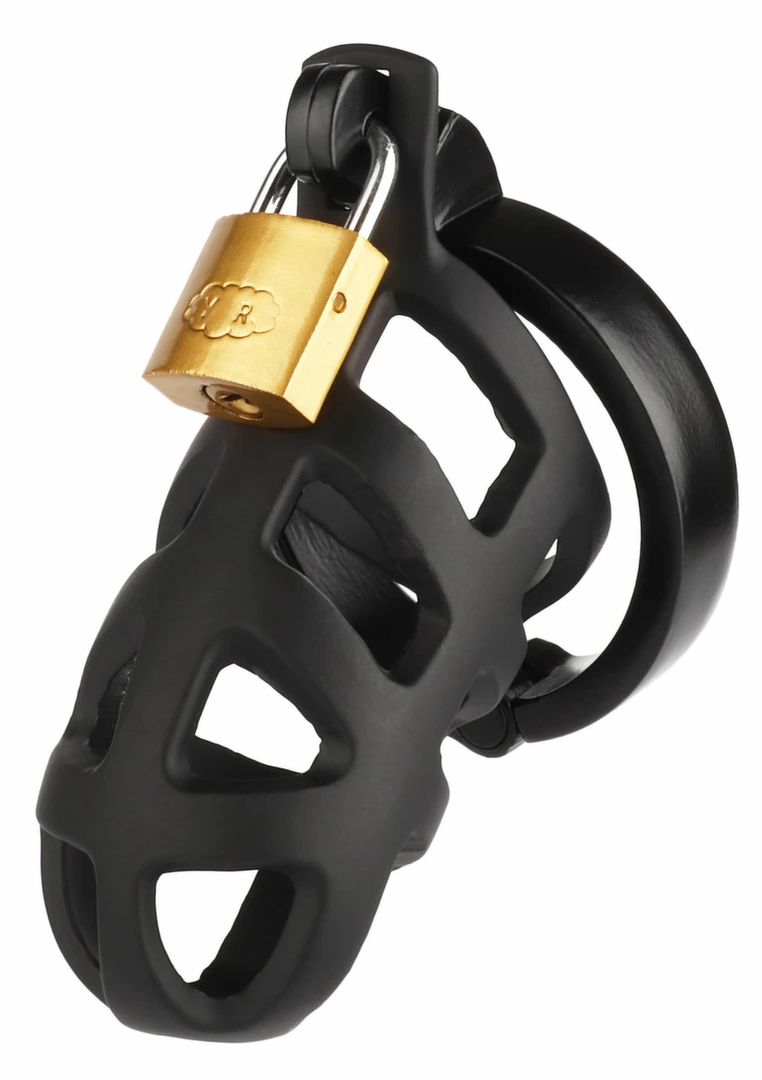 Mr. Steel Brutal Chastity Cage stalowa klatka z wentylacjÄ… i zamkiem