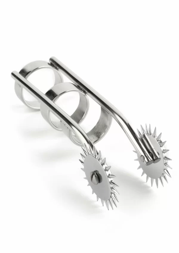 Mr. Steel Double Finger Pinwheel - stalowy model z podwojnym koÅ‚kiem sensorycznym