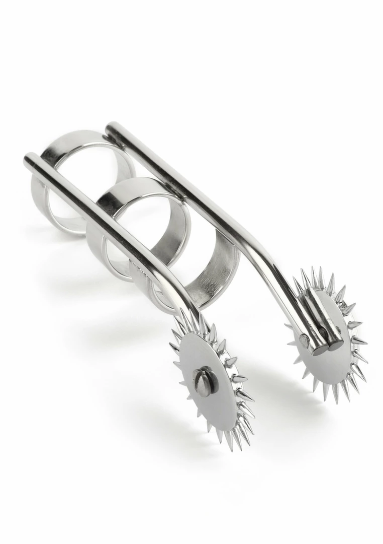 Mr. Steel Double Finger Pinwheel - stalowy model z podwojnym koÅ‚kiem sensorycznym
