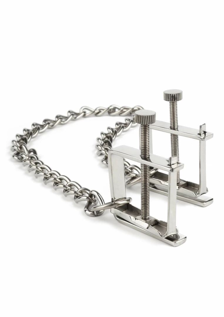 Mr. Steel Press - stalowe klamry z Å‚aÅ„cuchem