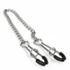 Mr. Steel Tweezer Nipple Clamps stalowe klamry z regulacjÄ… i Å‚aÅ„cuszkiem
